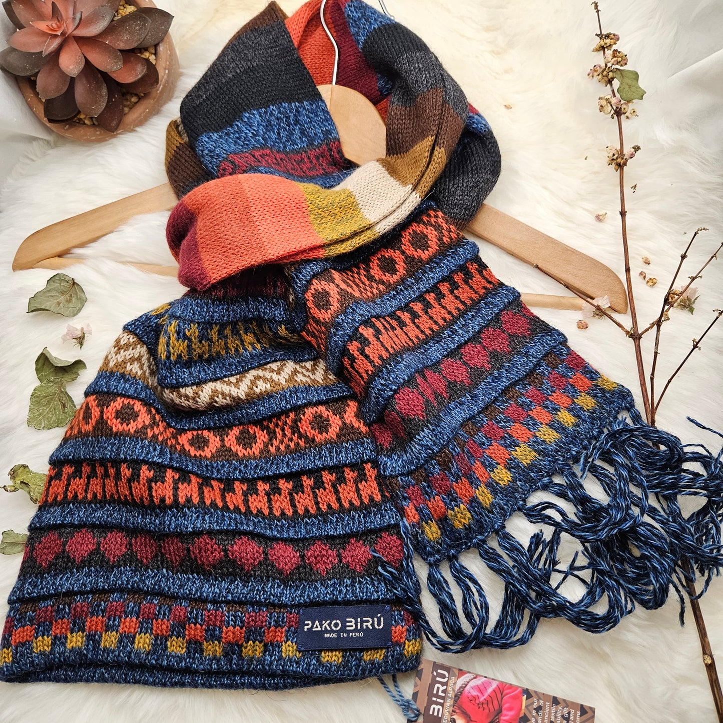 Ayllu – Peruaanse Alpaca Combi Muts/Sjaal