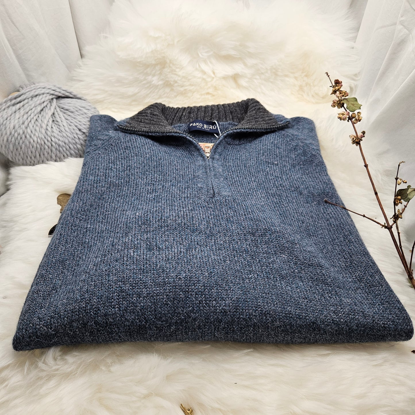 Santiago - Heren Alpaca Blend Trui, Comfortabel en Warm