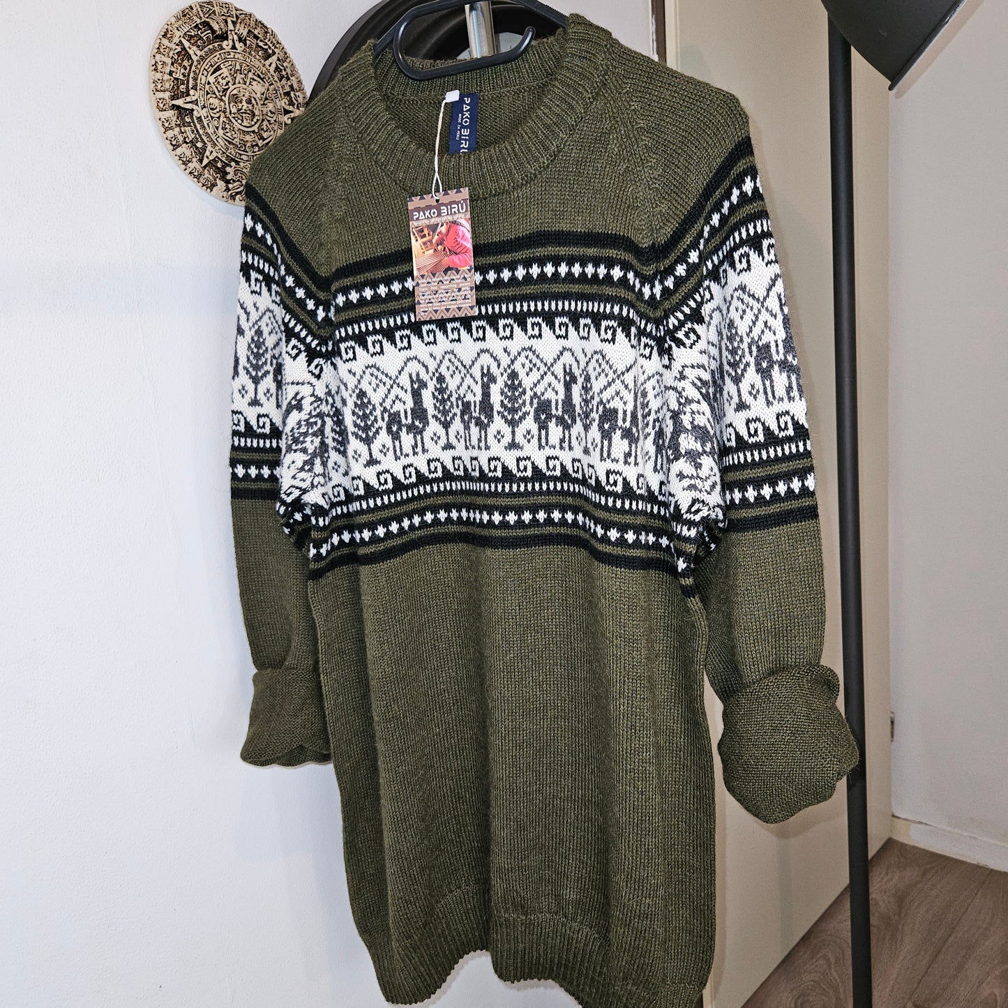 Tupac - Heren Traditionele Andean Alpaca Trui