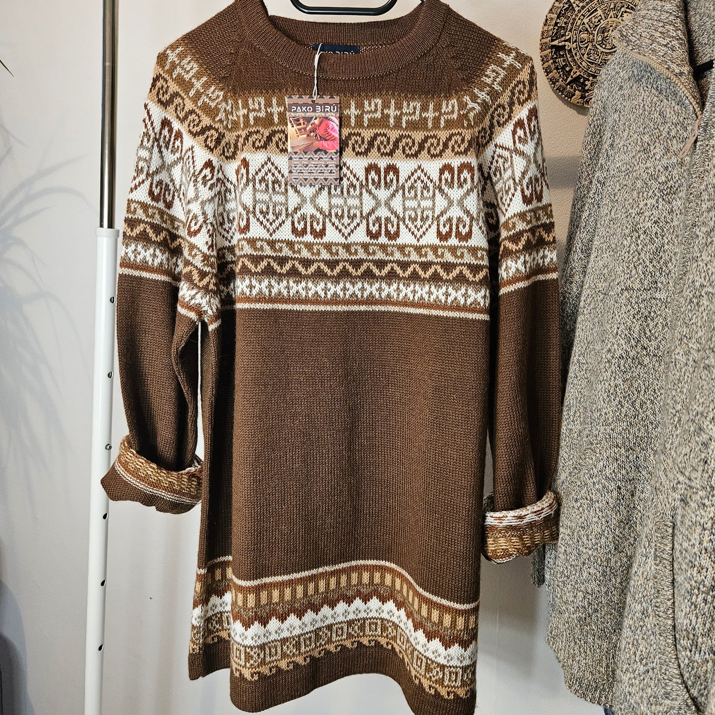 Tupac - Heren Traditionele Andean Alpaca Trui
