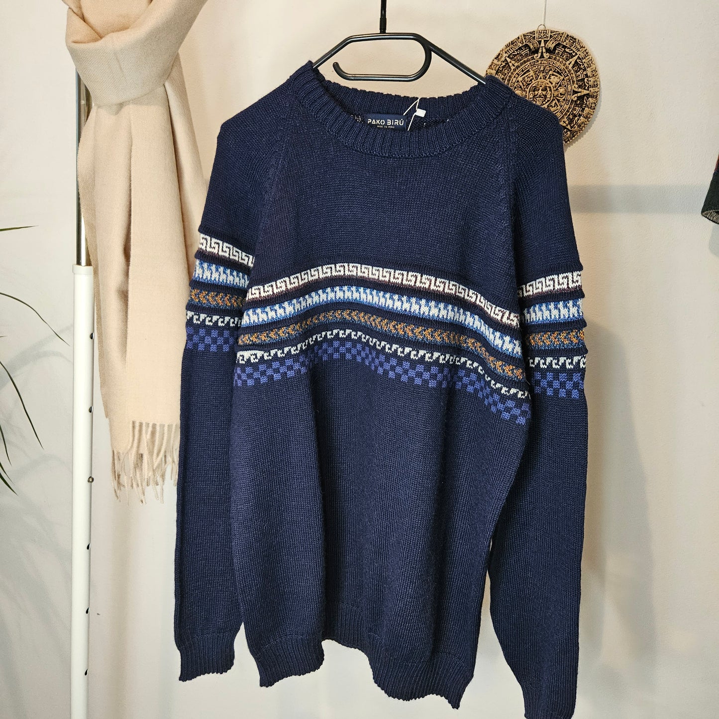 Tupac - Heren Traditionele Andean Alpaca Trui