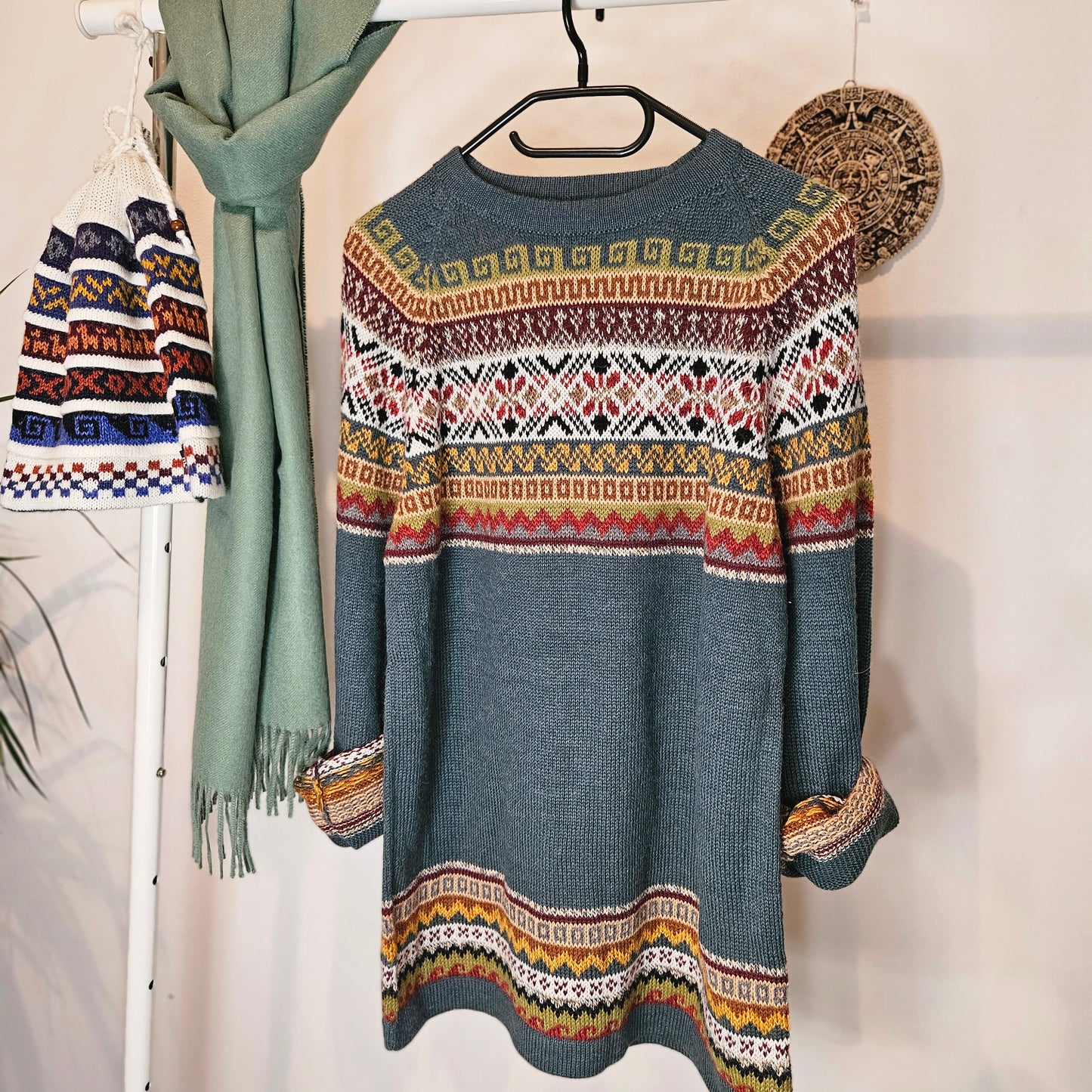 Tupac - Heren Traditionele Andean Alpaca Trui