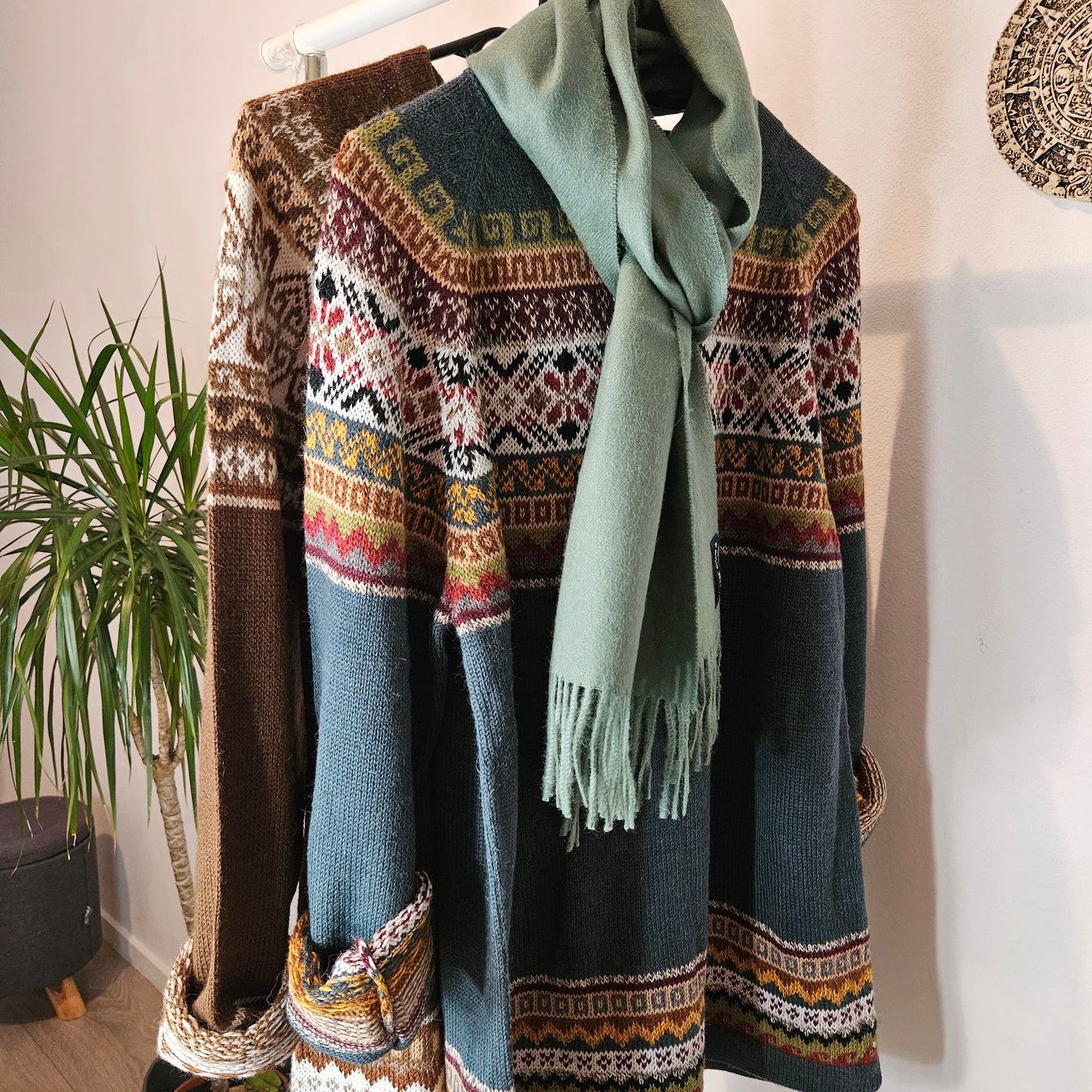 Tupac - Heren Traditionele Andean Alpaca Trui