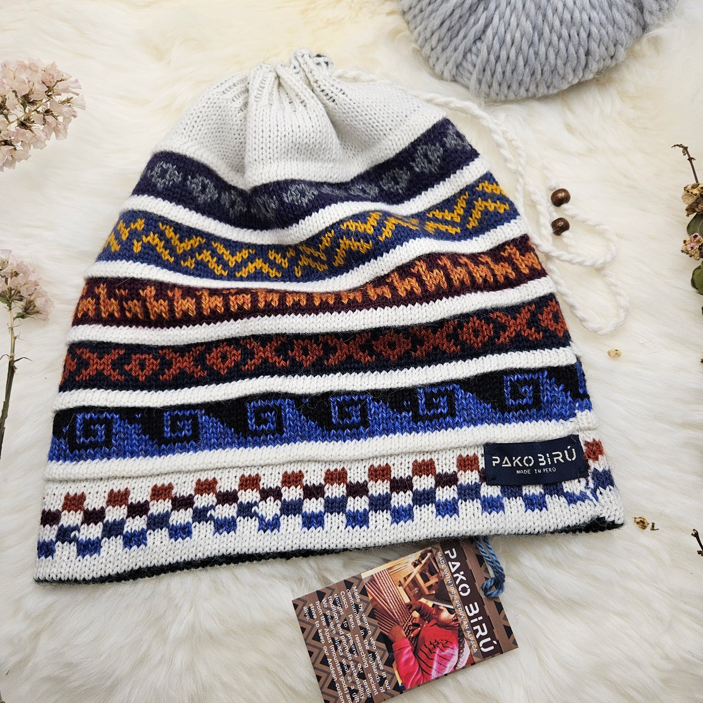 Pacha - Omvormbare Alpaca Nekwarmer & Muts