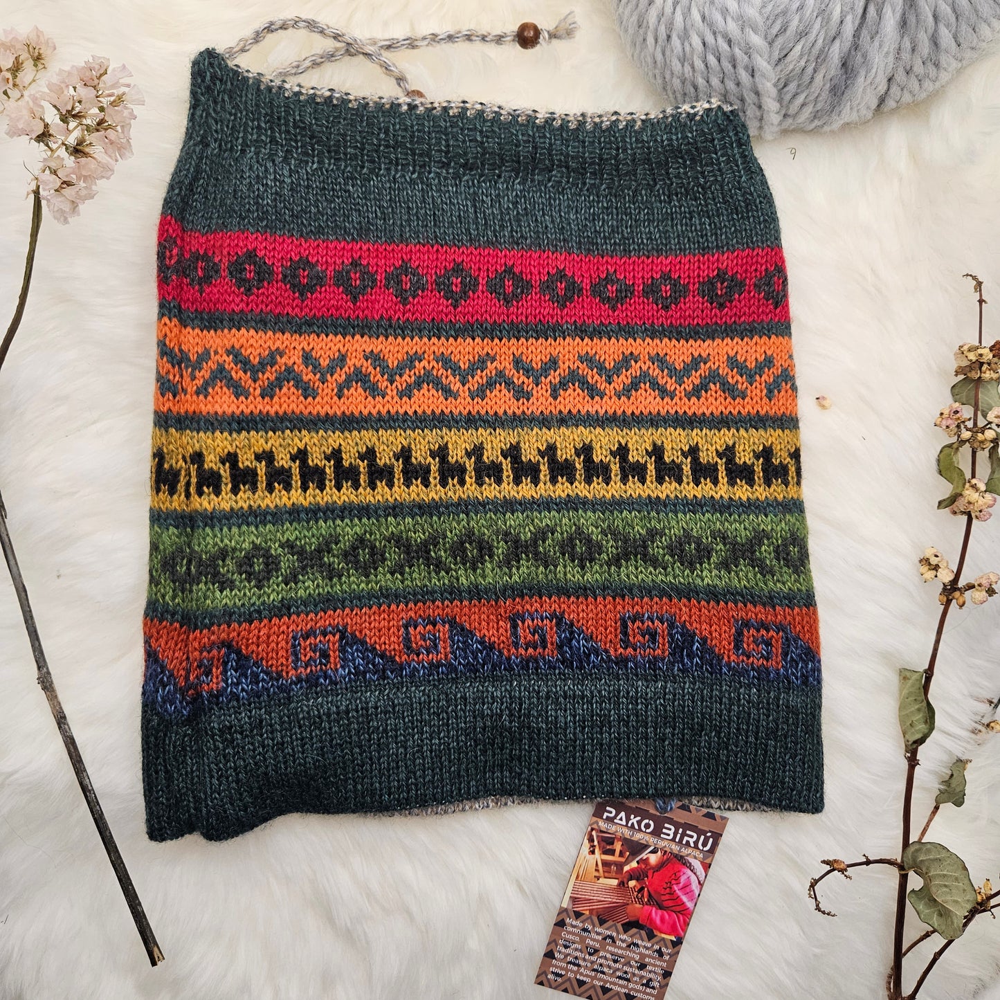Pacha - Omvormbare Alpaca Nekwarmer & Muts