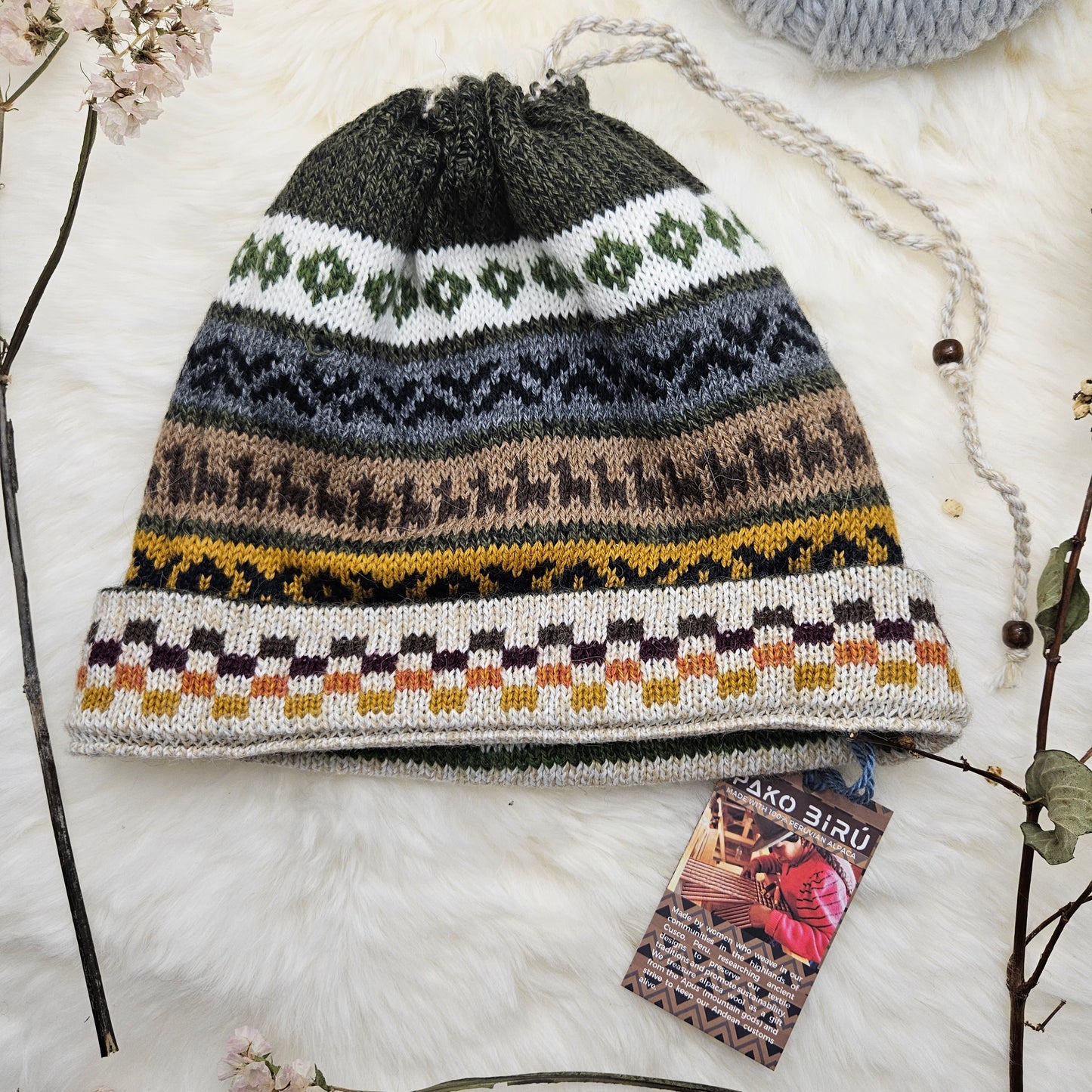 Pacha - Omvormbare Alpaca Nekwarmer & Muts