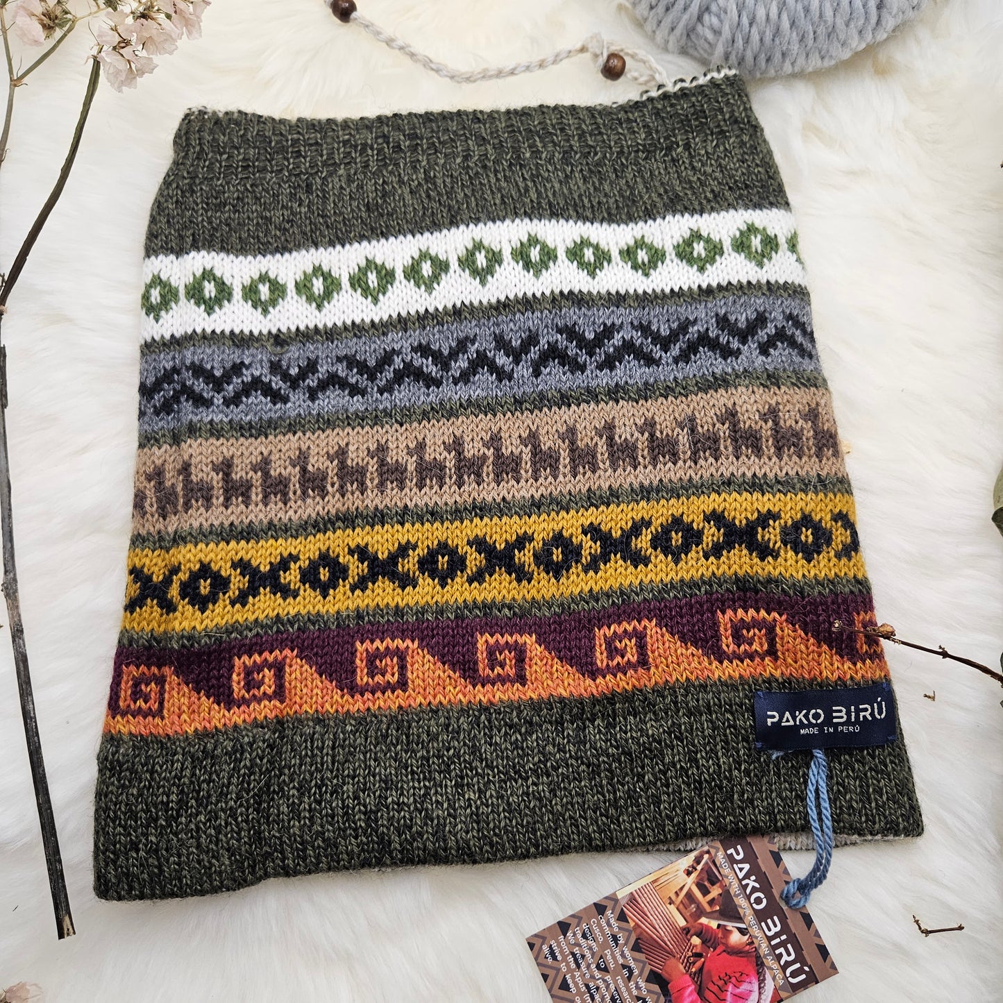 Pacha - Omvormbare Alpaca Nekwarmer & Muts