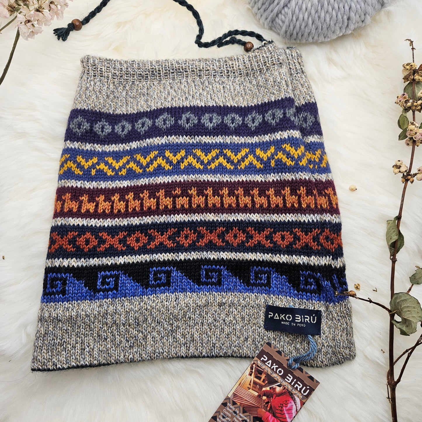 Pacha - Omvormbare Alpaca Nekwarmer & Muts