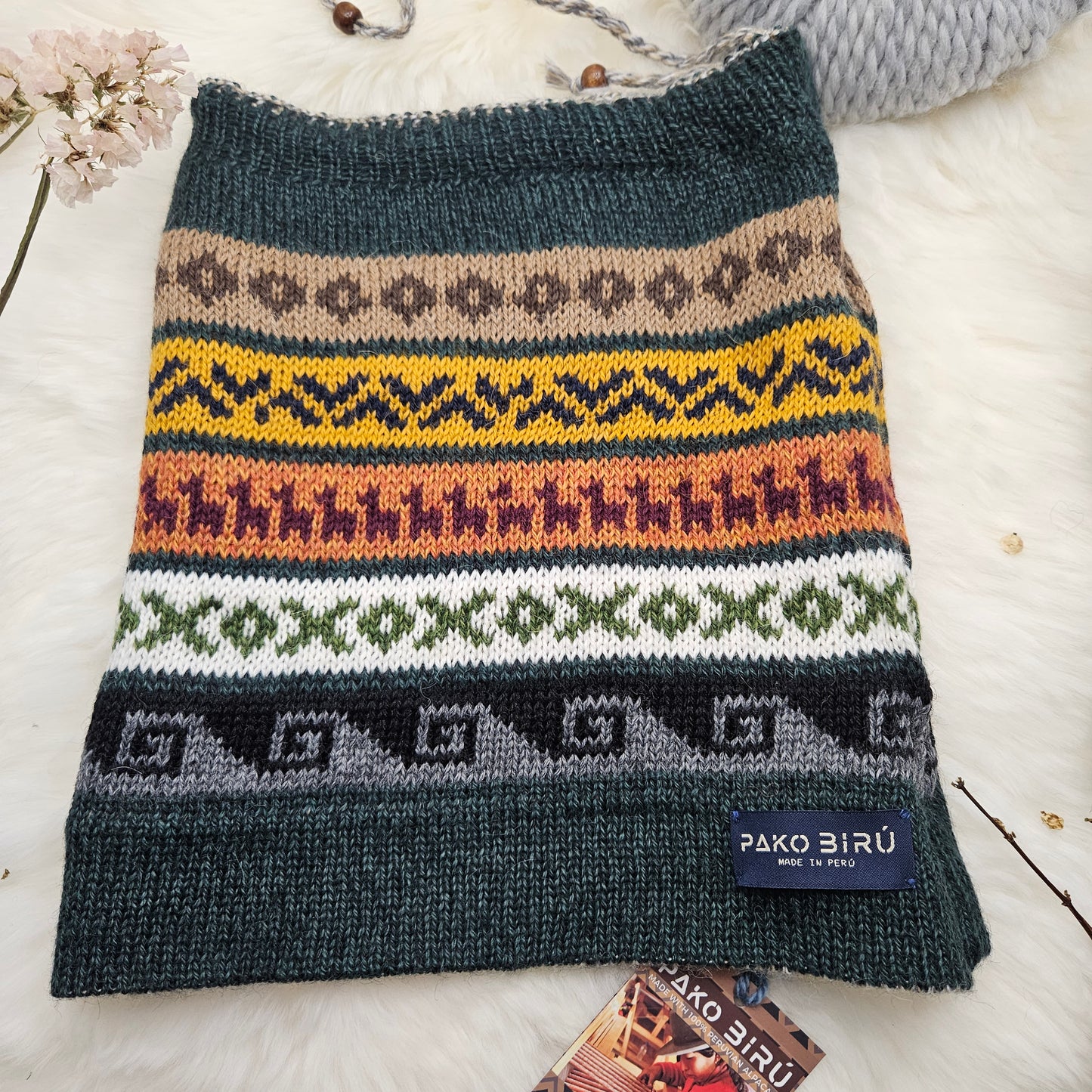 Pacha - Omvormbare Alpaca Nekwarmer & Muts