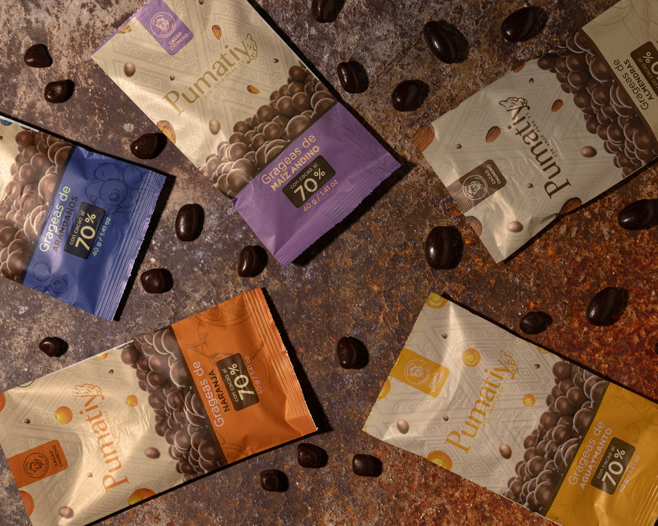 Blauwe bessen chocolade dragees